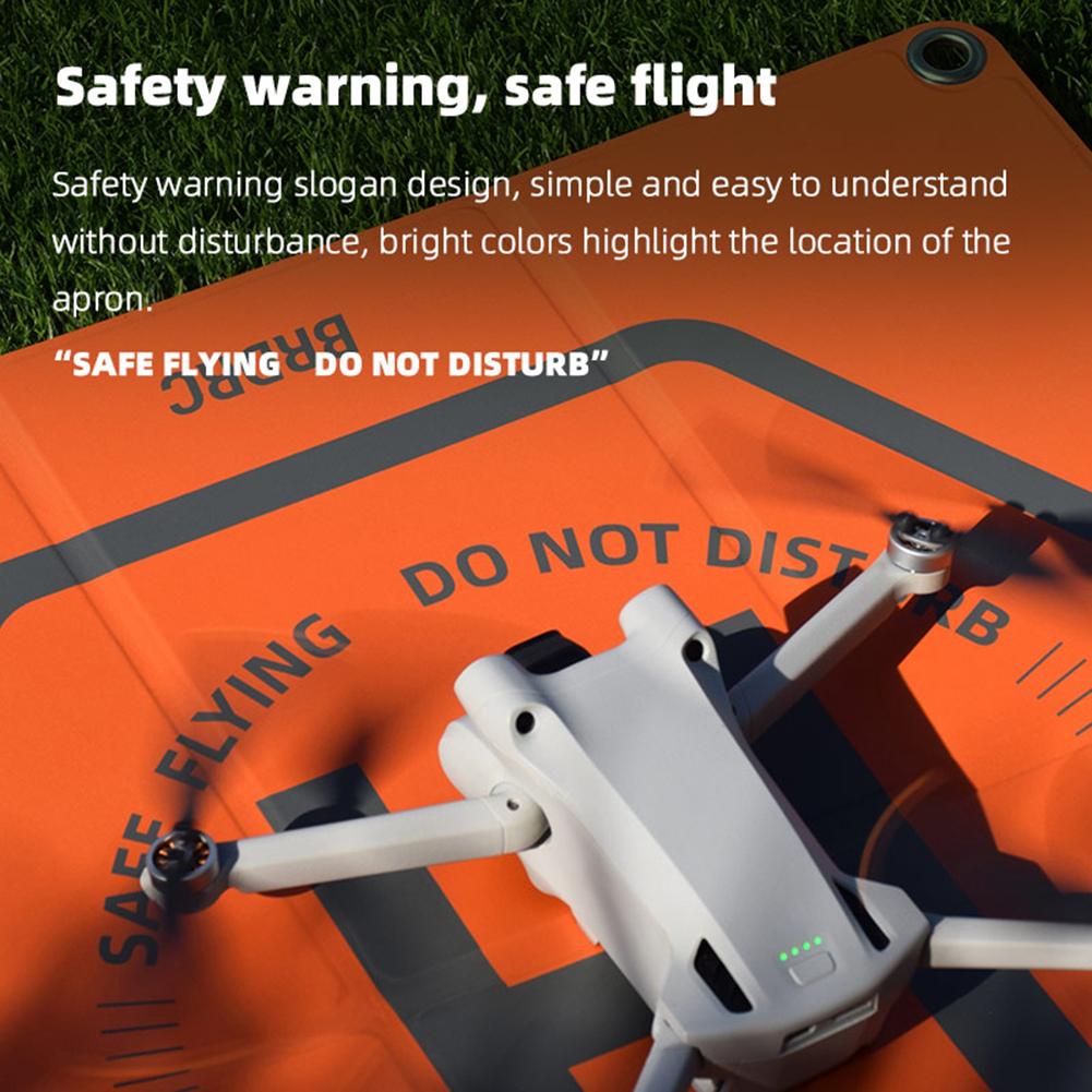 Drone Landing Pad Portable Foldable Helipad Double-sided Colors Waterproof with Ground Nail for DJI Mini 3 Pro AVATA Air 2S