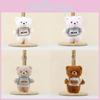 Kids Plush Bears Pendant Adorable Cartoon Design Bags Decoration Gifts Dolls
