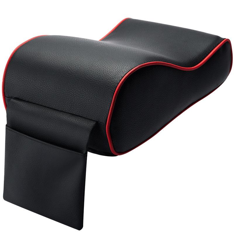 Leather Car Central Armrest Pad Universal Heightening Hand Arm Support Memory Foam Center Console Box Auto Armrest Cushion