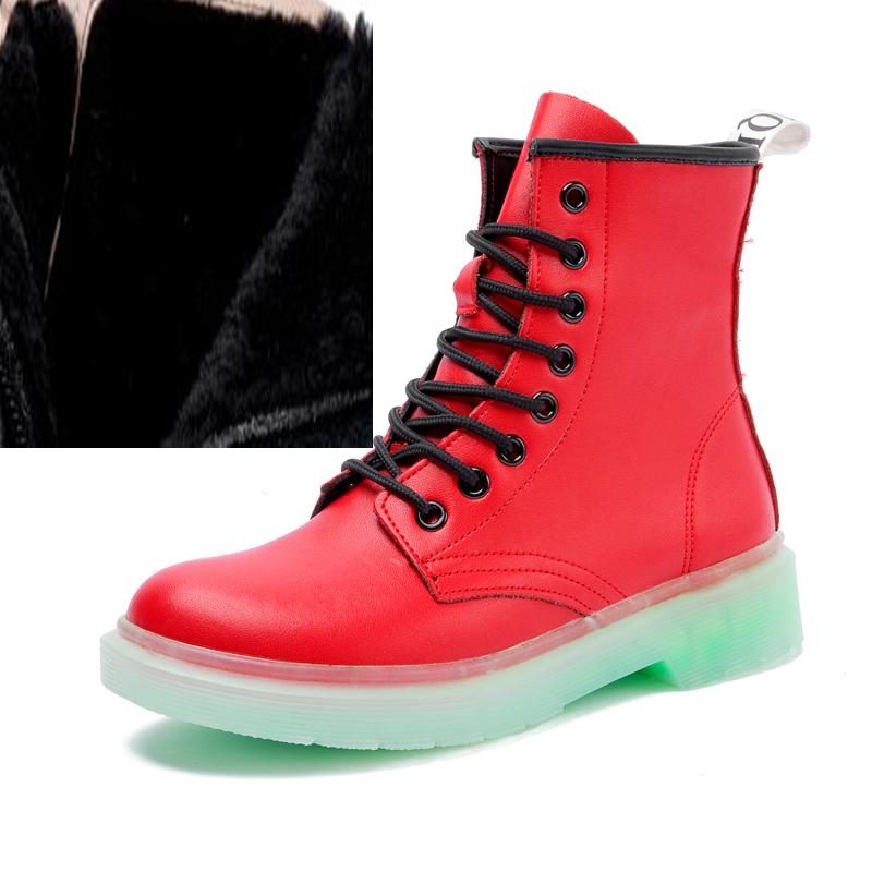 Женские зимние ботинки из натуральной кожи