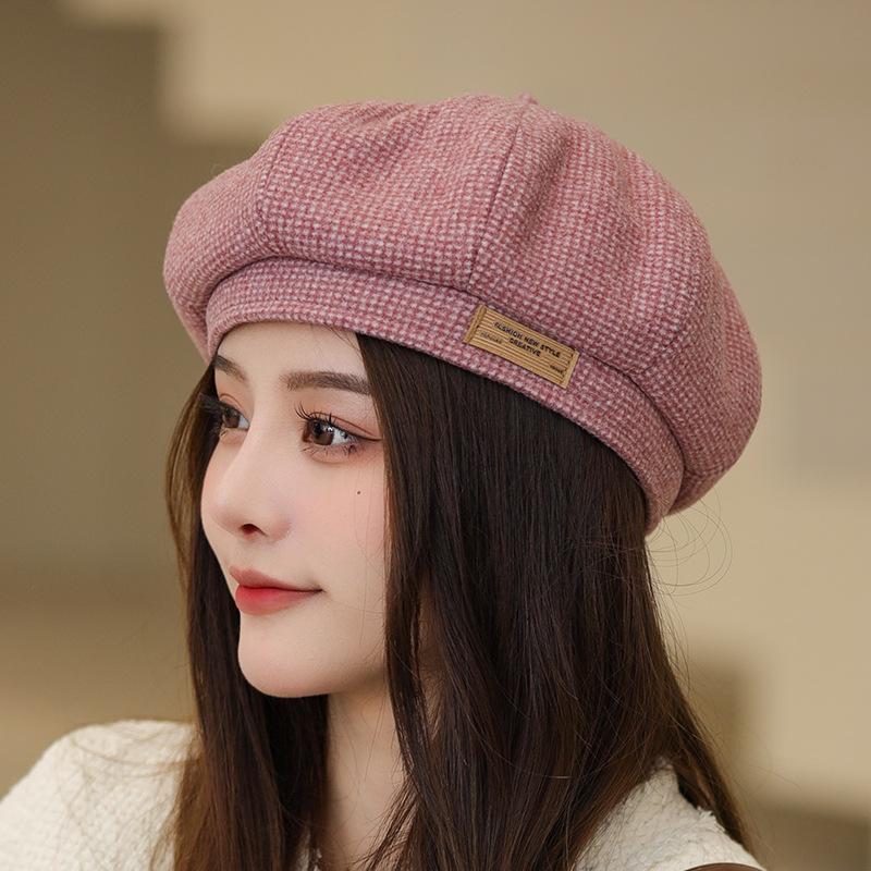 Берет женский осенне-зимний ретро-узор «Тысяча птиц», универсальная шляпа, модная шляпа художника