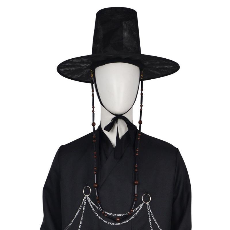 Kpop Idol Black Stage Performance Outfit Set for Boy Group Cosplay