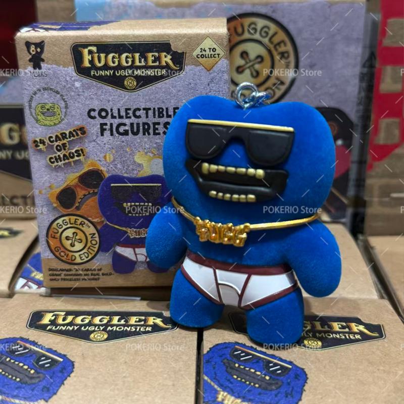Оригинальные брелоки Fuggler s Кроличий Сюрприз Яйцо Мешки Монстр Фигурка Коллекционный Подарок