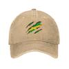 Jamaica Flag Casual Baseball Cap For Unisex Women Summer  Running Hippie Hip Hop Hats Streetwear Breathable Baseball Caps