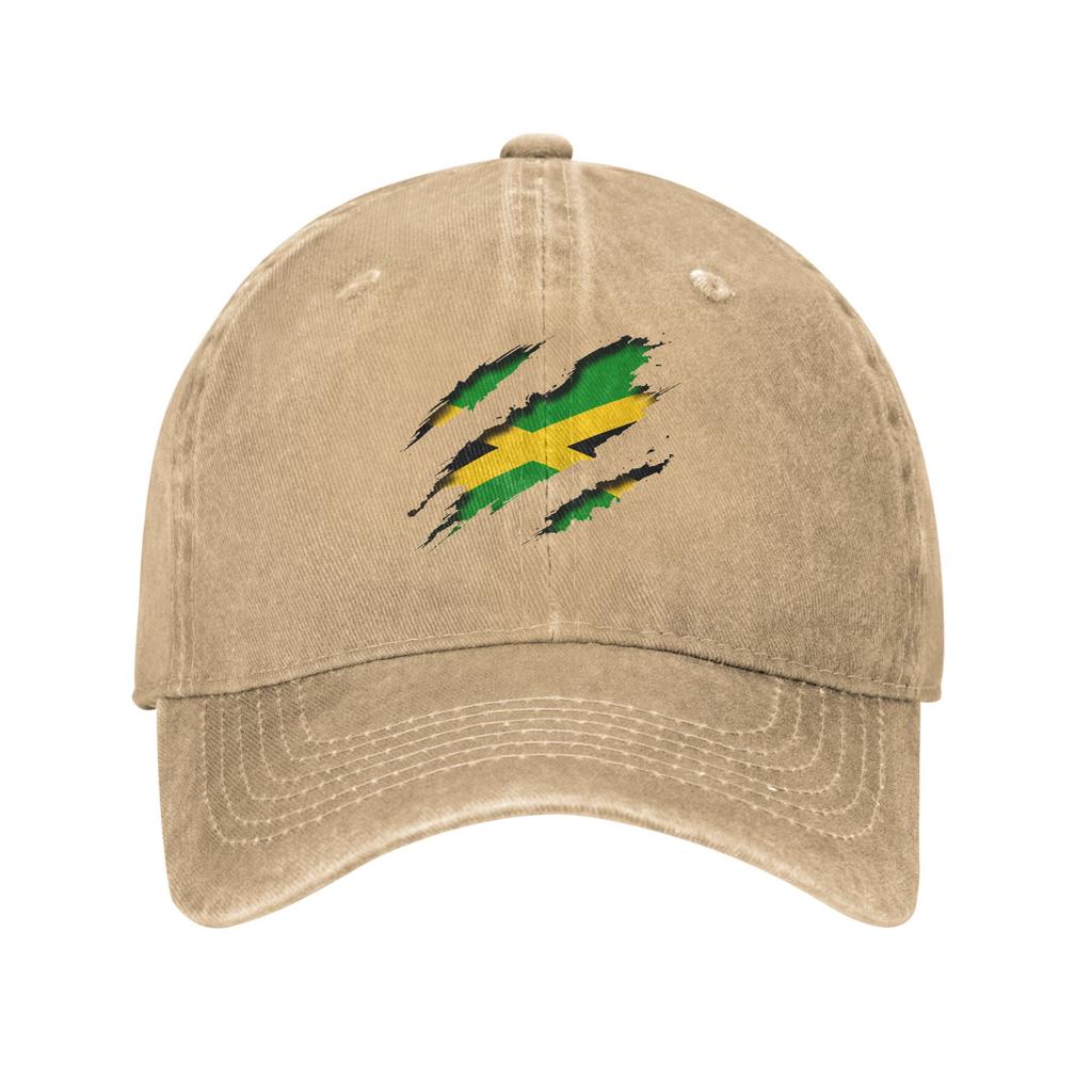 Jamaica Flag Casual Baseball Cap For Unisex Women Summer Running Hippie Hip Hop Hats Streetwear Breathable Baseball Caps