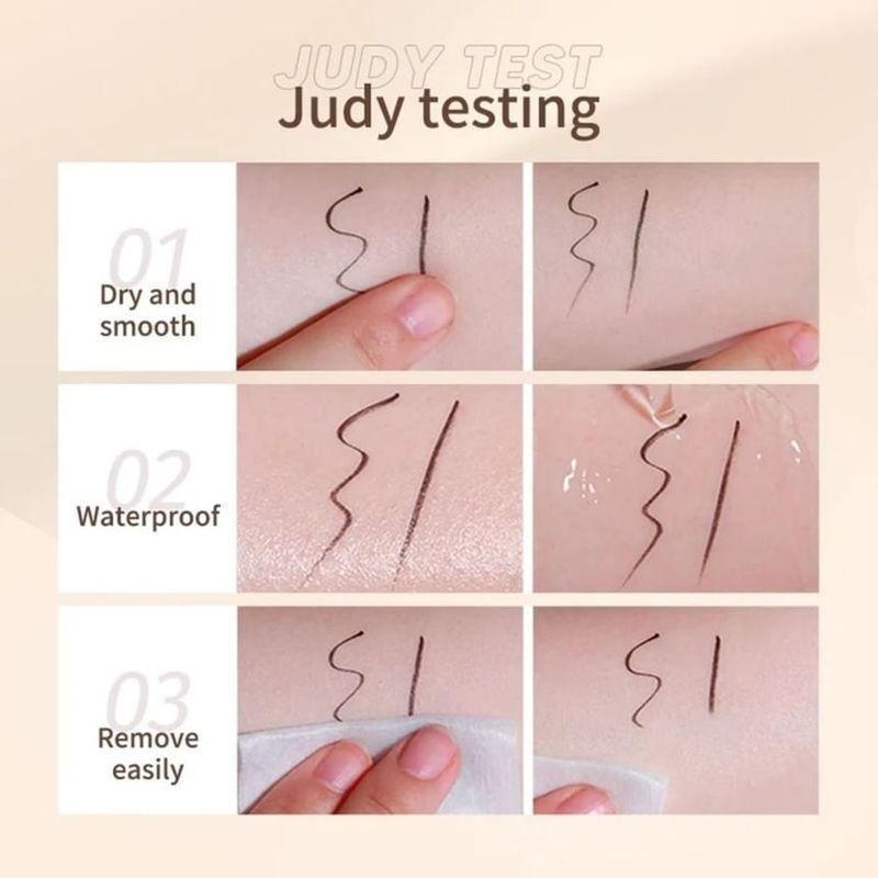 Judydoll - Тонкая жидкая подводка для глаз - 4 классических ультратонких цвета
