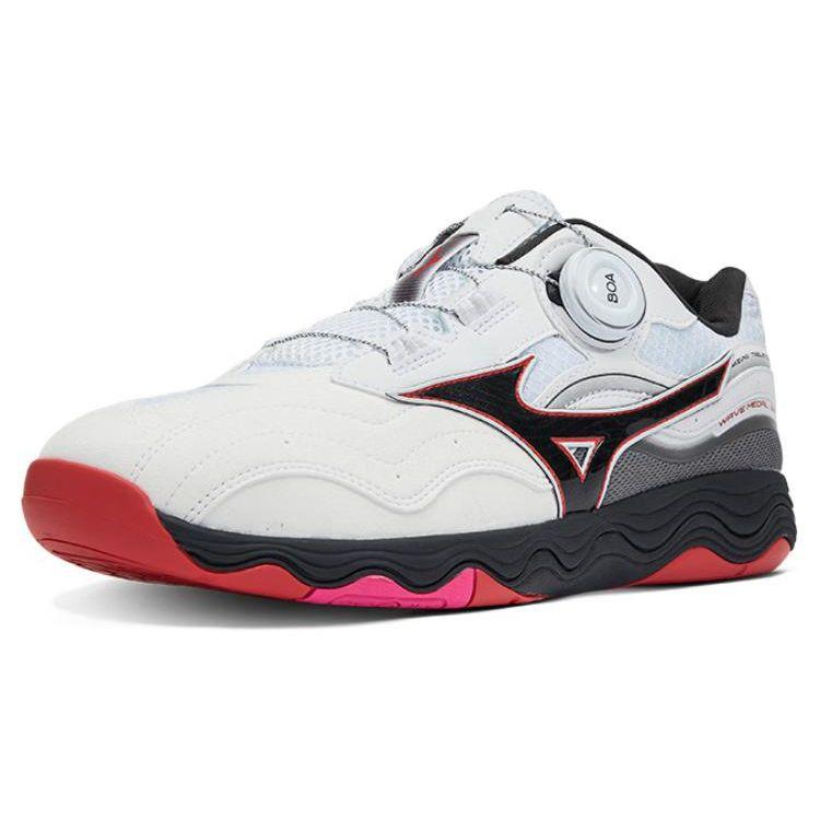 Mizuno Wave Medal Кроссовки унисекс с круглым носком, амортизирующие, нескользящие, с низким верхом, для тренировок, белые 81GA241201