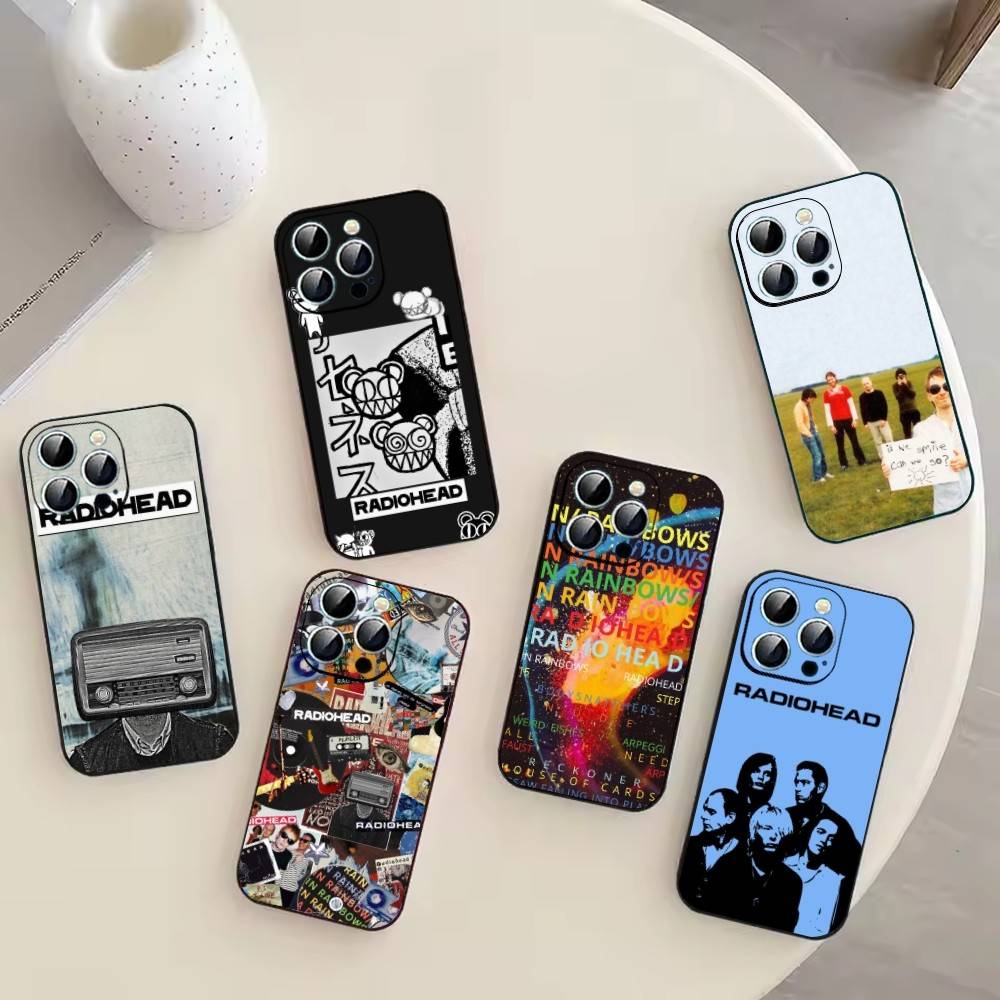 Чехол для телефона Rock Band R-RadioheadS Силиконовый Мягкий Для IPhone 17 16 15 14 13 12 11 X XR Plus Pro Max Plus