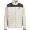 Adidas Легкая водонепроницаемая куртка-пуховик «три в одном» с однотонным логотипом бренда, унисекс, светло-коричневая JM9138