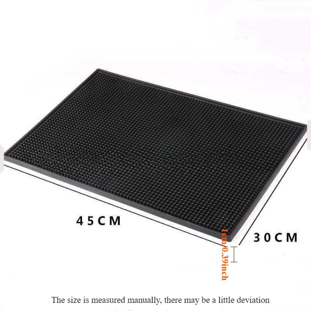 Резиновые подставки для бара, коврики для кофейного бара, нескользящие коврики, термостойкие дренажные коврики, ПВХ, сверхпрочные, противоскользящие, подходят для барменов