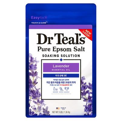 Доктор. Соль для ванн Till's Pure Epsom Salt Soaking Solution с ароматом лаванды, 1,36 кг, 1 шт.