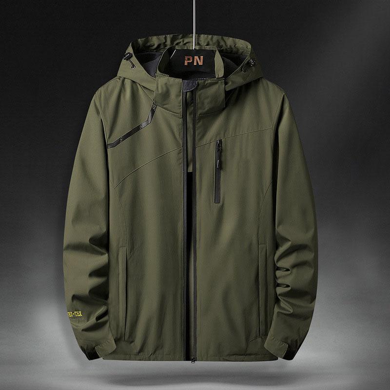 Куртки ветровки мужские больших размеров 45-130 кг 5XL 6XL 7XL уличное ветрозащитное непромокаемое пальто одежда больших размеров Jaqueta