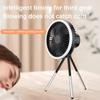 Led Light Tripod Stand Desktop Fan Portable Camping Fan USB Rechargeable Multifunctional Fan Indoor Outdoor Camping Ceiling Fan