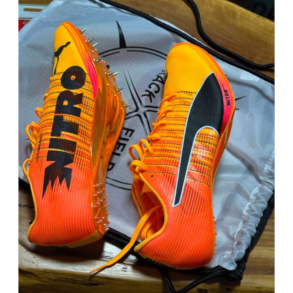 Puma Кроссовки унисекс EvoSpeed ​​Sprint Nitro 2 Sun Stream Black Orange Sunset-Glow 380002-01