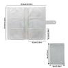 Прозрачная книга для хранения украшений для серег, колец, ожерелий, органайзер, 20 пакетов