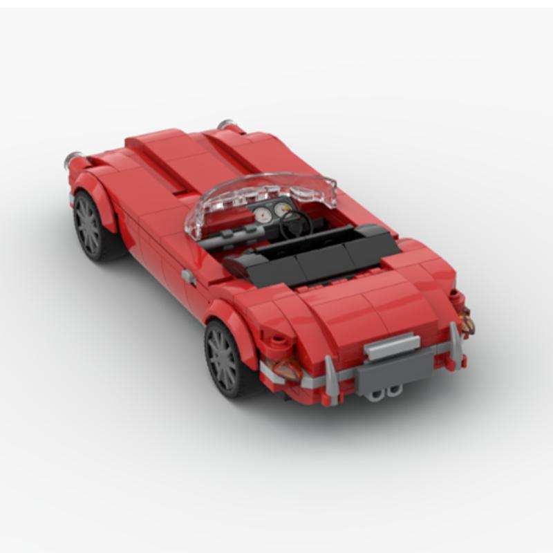 Модель автомобиля MOC E-type кабриолет 1990 DIY творческие развивающие конструкторы детский игрушечный подарок