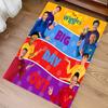 1pc The Wiggles Print Area Rug - Soft,Washable Non-Slip Indoor Mat for Office Chairs,Living Room,Home Office Decorative Rug