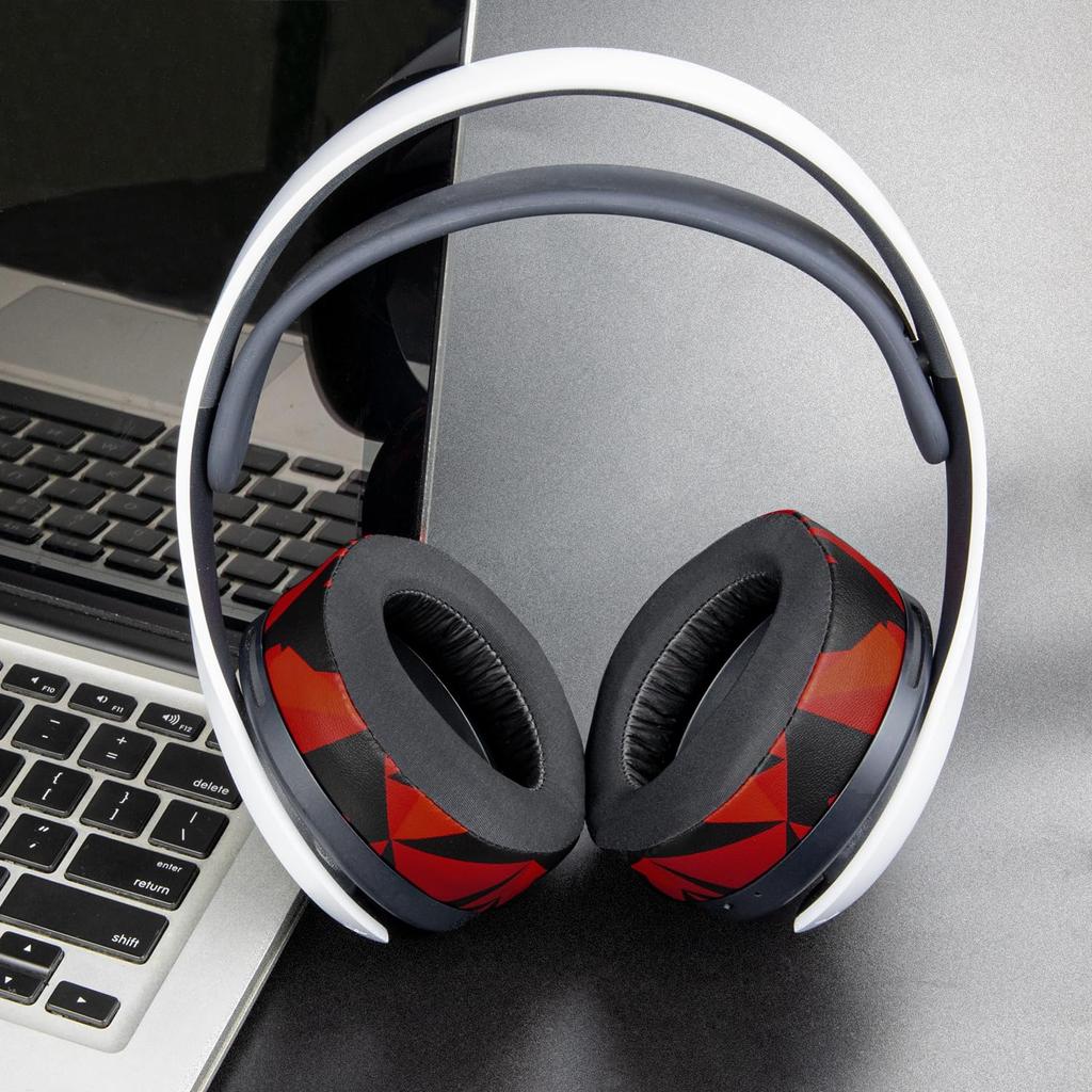 SOULWIT Cooling Gel Pads Ear Pads Ear Cushions for Sony PULSE 3D PlayStation 5 PS5 Wireless Headset Replacement Pads Cooling Ear Pads High Density