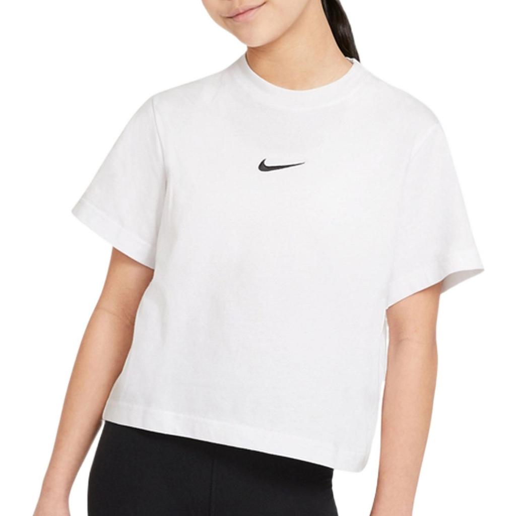 Nike Футболка Спортивная Белая Детская DH5750-100