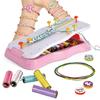 Hand Rope Braider Set Colorful Rope Bracelet Making Craft Play House Toy Braiding Material Girl Gift
