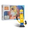 Minions Despicable Me 4 Mega Tim Action Figure with Magnetic Head and Rotating Extendable Arms Minion Model Gift for Kids Ages 8 and Up Toy, 5.1" 360°