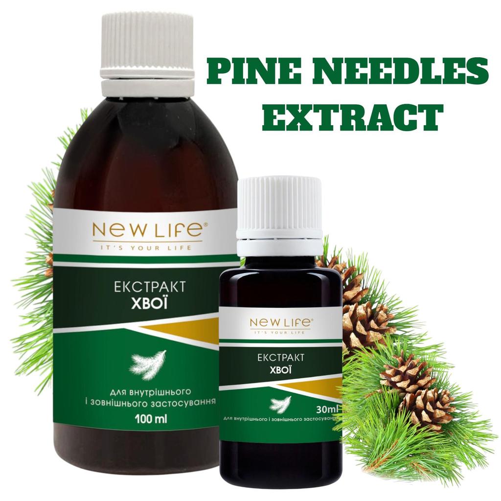 Хвои Экстракт Настойка Травяная Жидкость Добавка Диетическая New Life