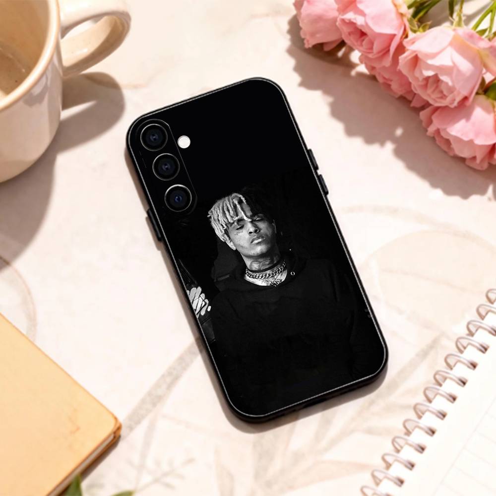 Чехол для телефона X-XXXTentacionS R-Rapper для Samsung Galaxy A73,A72,A71,A70,A53,A52,A51,Другие Мягкий черный корпус