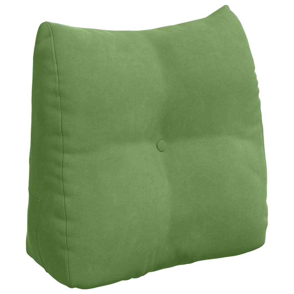 Back Cushion Light Green 45 x 24 x 50 cm Velvet