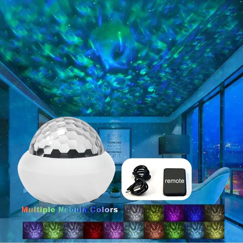 360° Aurora Ball Atmosphere Night Lights Starry Sky Northern Projector Lamp USB Plug with Remote Control for Room Party Decor