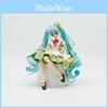 Pvc Miku Hatsune Model Ornament With Four Leaf Clover Style For Gift Fans