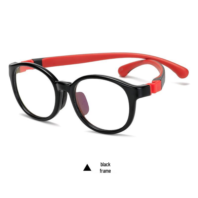 Детские силиконовые очки с защитой от скольжения: Модные оправы для очков, блокирующие синий свет 9109