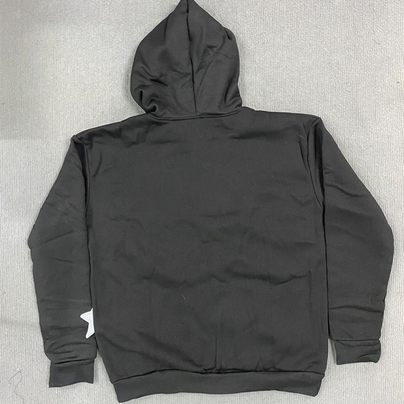 European and American Street Retro Fashion Trend Letter Printed Zipper Hoodie for Men and Women