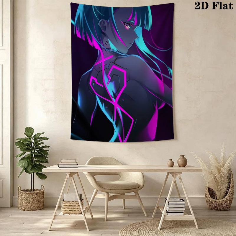 Cyberpunk Lucy Pattern Home Decor Tapestry, Wall Hanging, Decorative RV Wall Cloth.NGT0928510