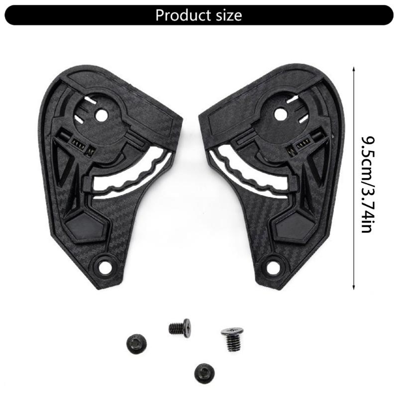 Adjustable Motorbike Full Face Helmets Bottom Support Mounting Base for NEVA Skiing Skateboarding Biking Activities 2pcs