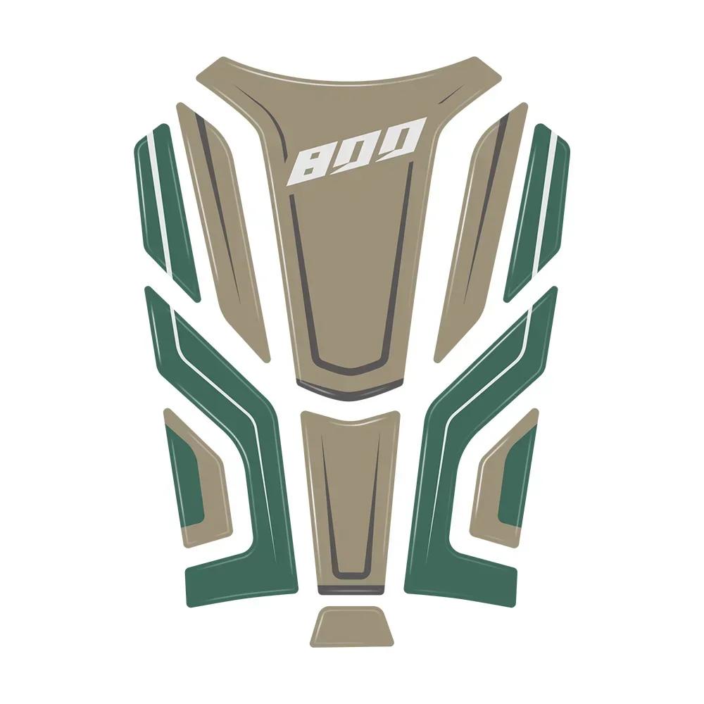 New 800MT 2023 Motorcycle Tank Pad Protection Sticker for CFMoto 800MT Explore 800MT Limited Edition 3D Epoxy Resin Sticker Kit