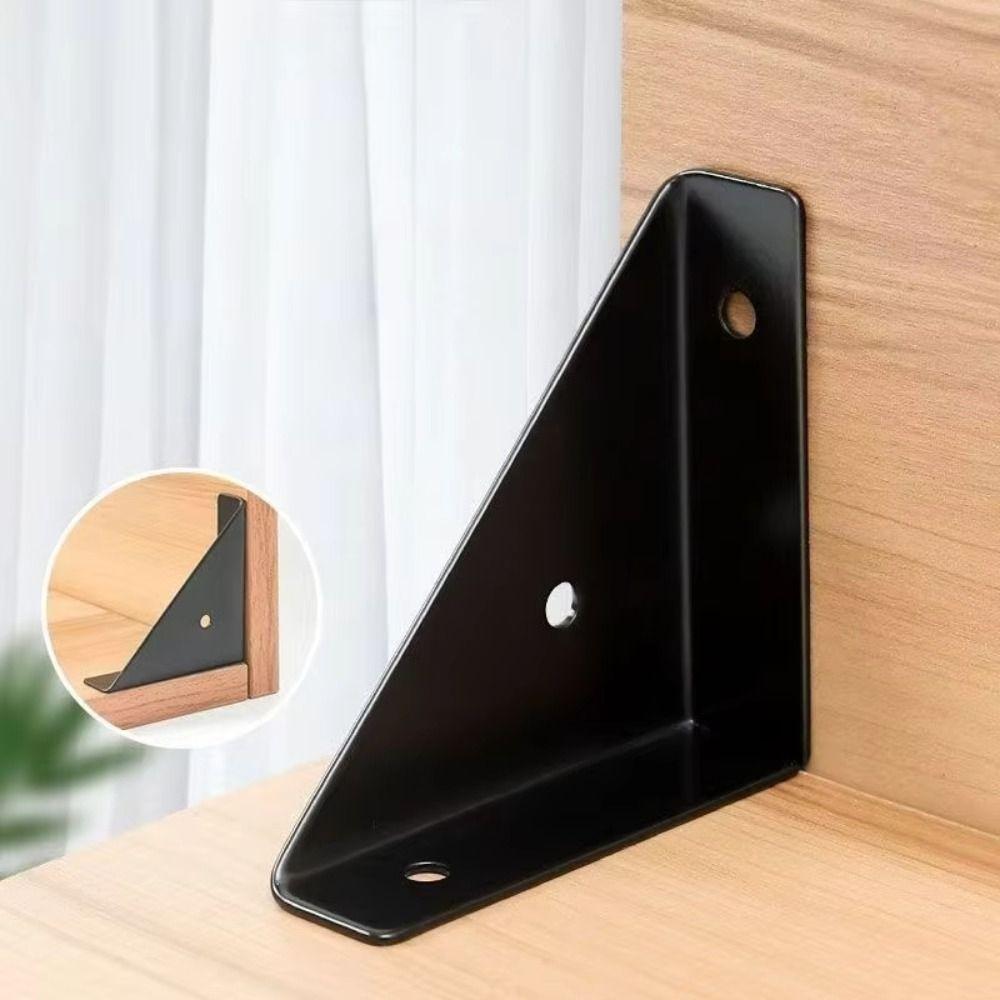 8pcs Heavy Duty Steel Right Triangular Angle Thicken Support Corner Stand Furniture Hardware