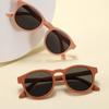 Korean Style Children Sunglasses Trendy Round Frame Kids Sun Glasses Tinted Lens Fashion Personality Uv400 Small Sun Shades