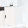VidaXL Kitchen Cabinet Kalmar White Engineered Wood, Sink Cabinet, Kitchen Cabinet with Drawer, Kitchen Cabinet 854318