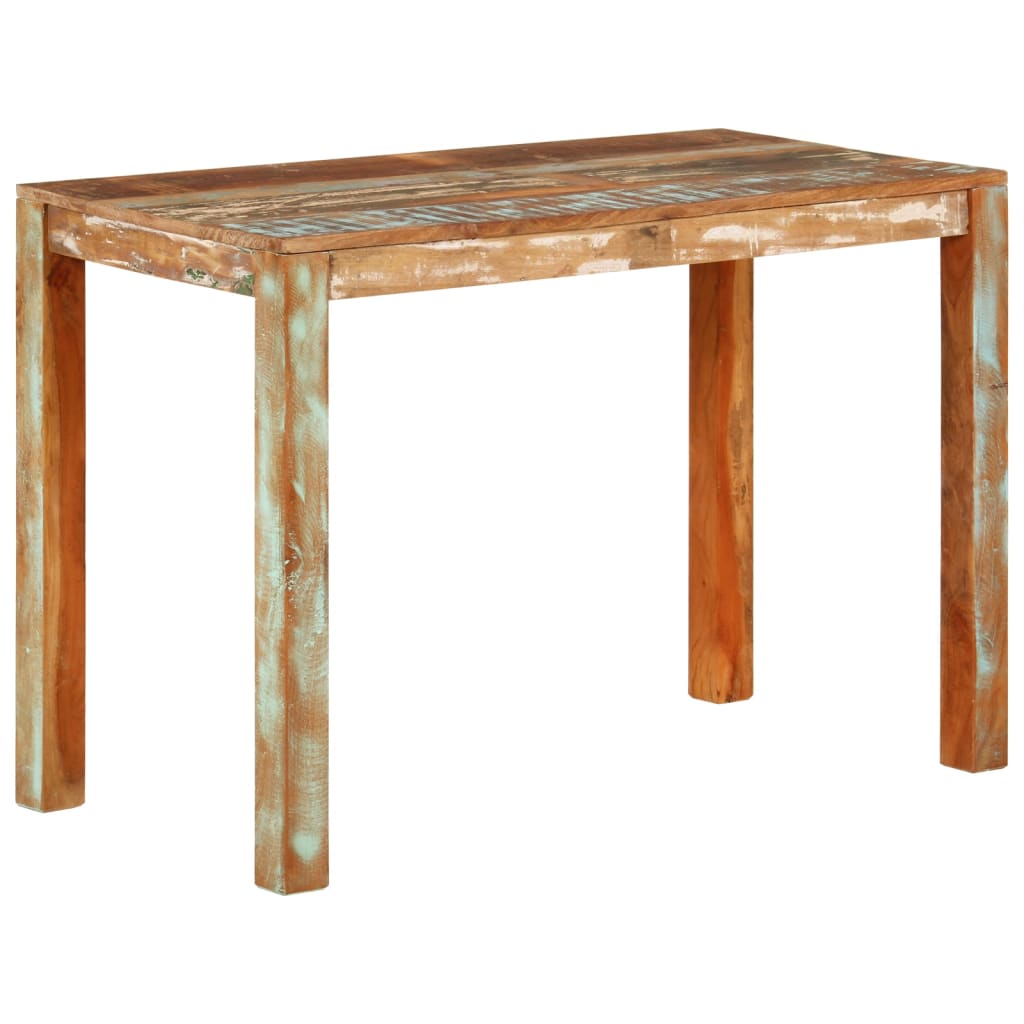 Dining Table 110x55x76 cm Solid Reclaimed Wood