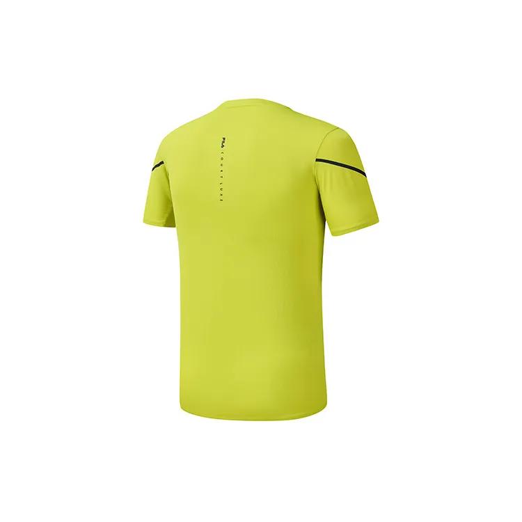 FILA Athletics Running T Shirt Men's Sulfur Spring (Unisex) Running T-Shirts A11M233105FMT