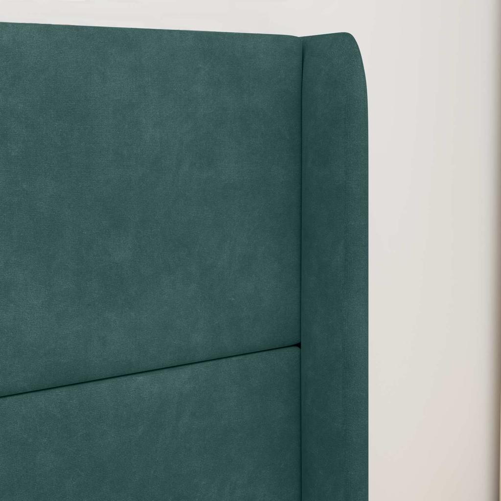 Ear Style Headboard in Green 80 x 16 x 4 cm Velvet