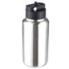 1050ml Stainless Steel Water Bottle Leak Proof Sports Bottle with Straw Lid for Outdoor Camping