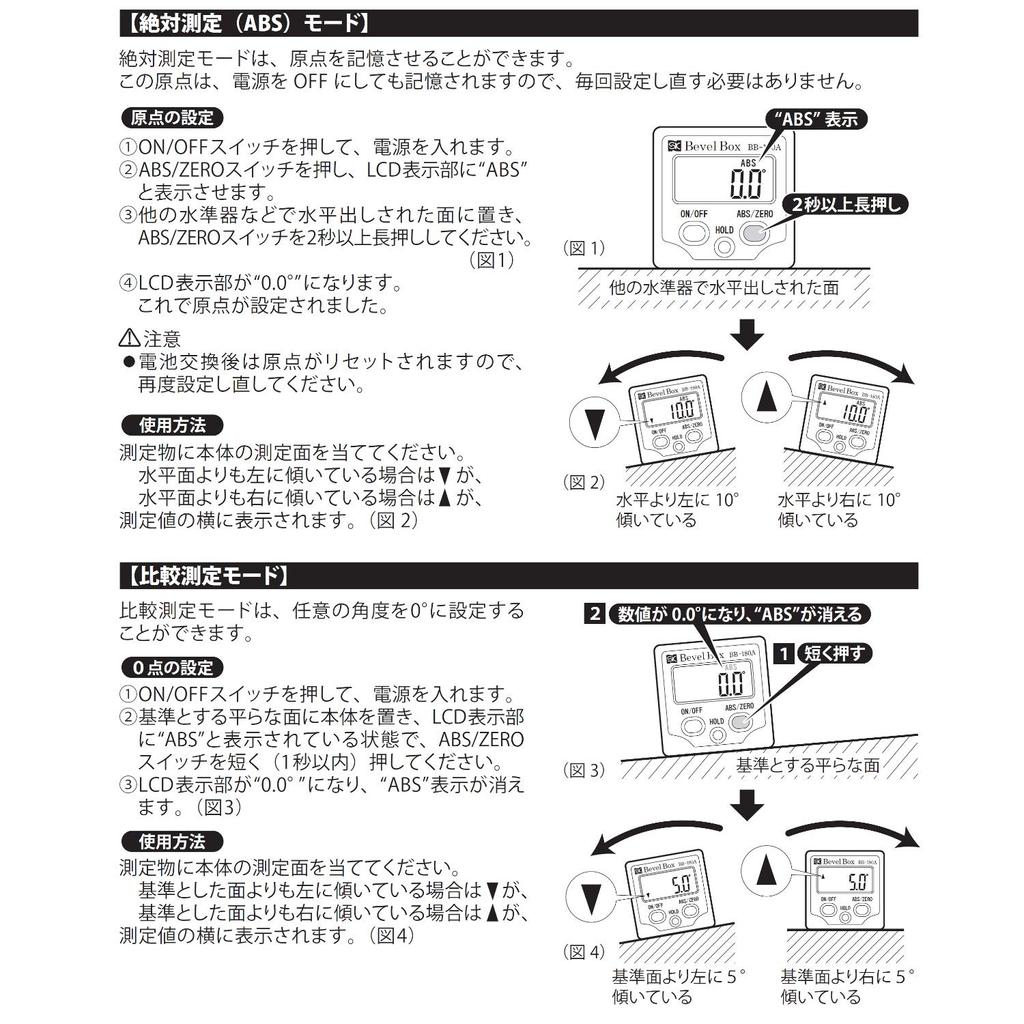 Угол наклона коробки Niigata Seiki SK с абсолютным режимом измерения (Цифровой измеритель) (Память о происхождении) ±180,0° ВВ-180А