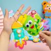 6Pcs/Set Kids DIY Doll Sewing Kit Handmade Non-woven Fabric Animal Plushie Stuffed