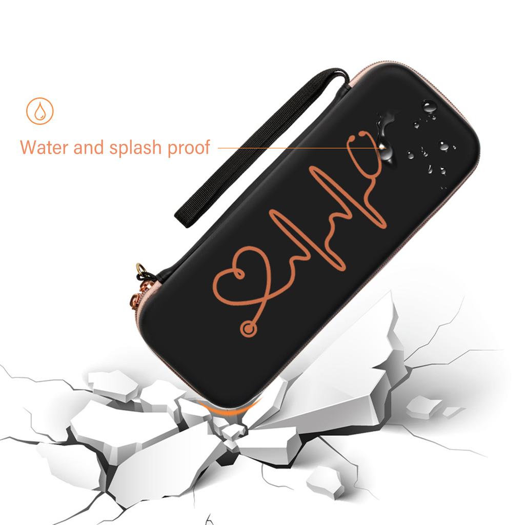 Сумка для хранения стетоскопа из твердого материала EVA, чехол для переноски инструментов для ухода за больными, дорожные и медицинские органайзеры с застежками-молниями