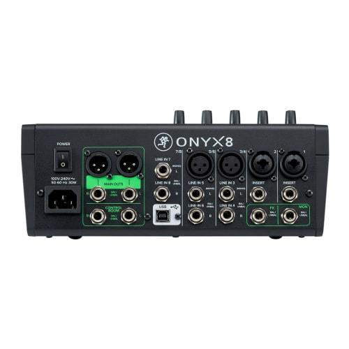 MACKIE Onyx8 Premium Analog Mixer with Multitrack Recording and USB I/O