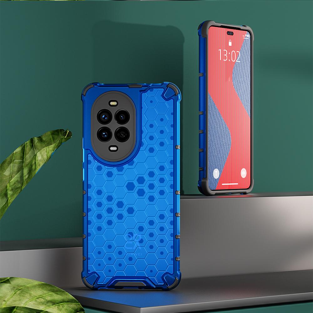 KEYSION Противоударный бронированный чехол для Huawei nova 13 Pro Мягкий силиконовый + прозрачный сотовый чехол для задней панели телефона Huawei nova 13