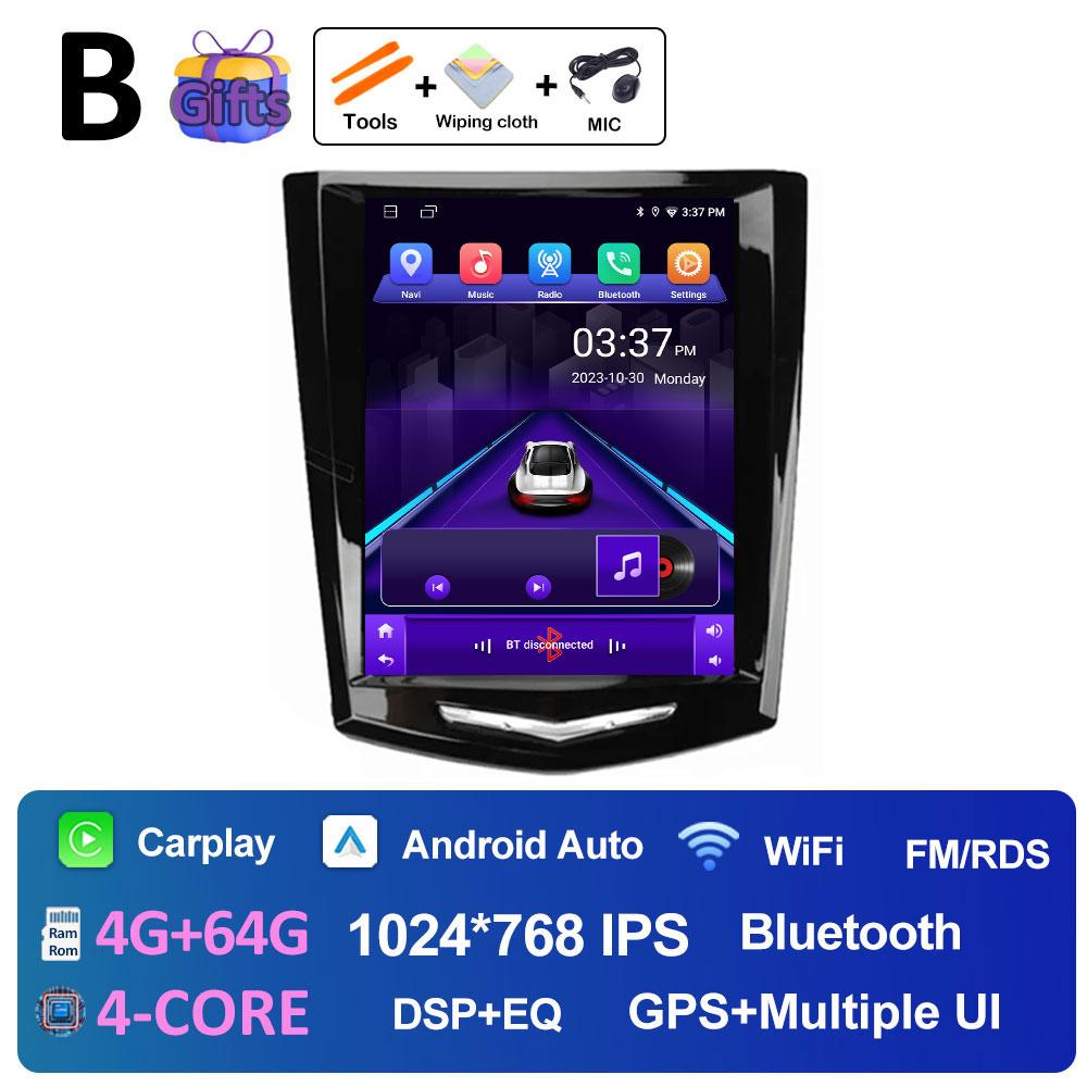 Для Cadillac ATS XTS CTS SRX 2013 2014 2015 2016 DSP Стерео Беспроводной Carplay Android Auto 2.5D Сенсорный экран Головное устройство Не 2 DIN