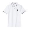 Stone Island 2Sc18 A1001  80152Sc18  Мини-патч с логотипом в виде оружия Мужская футболка-поло с коротким рукавом