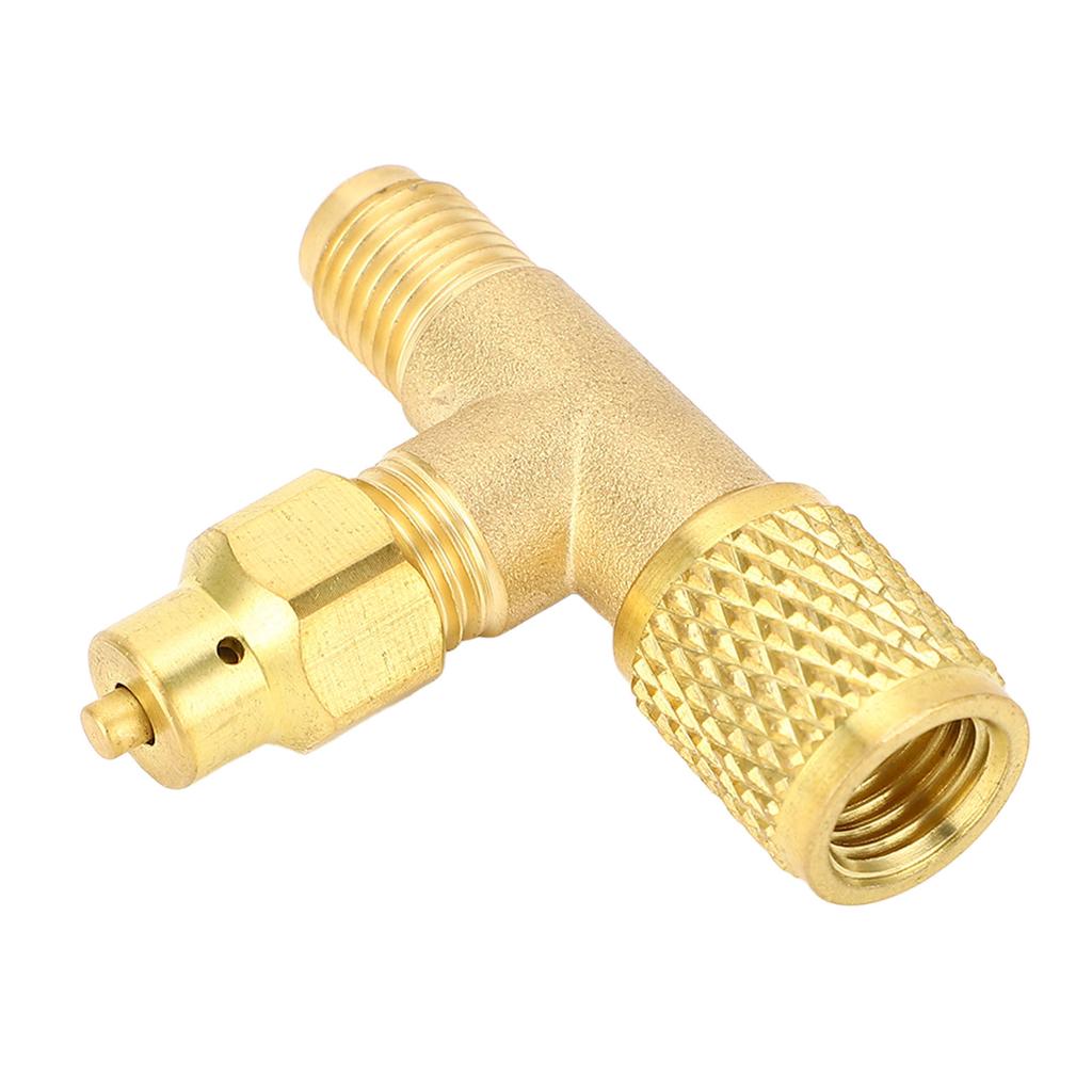 Инструменты для ремонта линий кондиционирования воздуха Заправочный клапан хладагента Выпускной клапан 1 4 SAE 7 16 20 UNF для R22 R12 Воздух